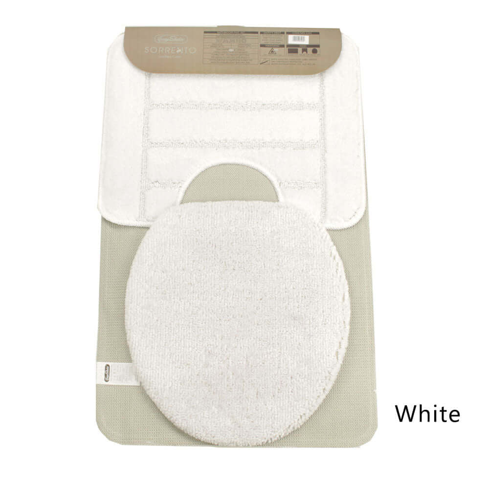 Sorrento Collection 3 Piece Bath Mat Set