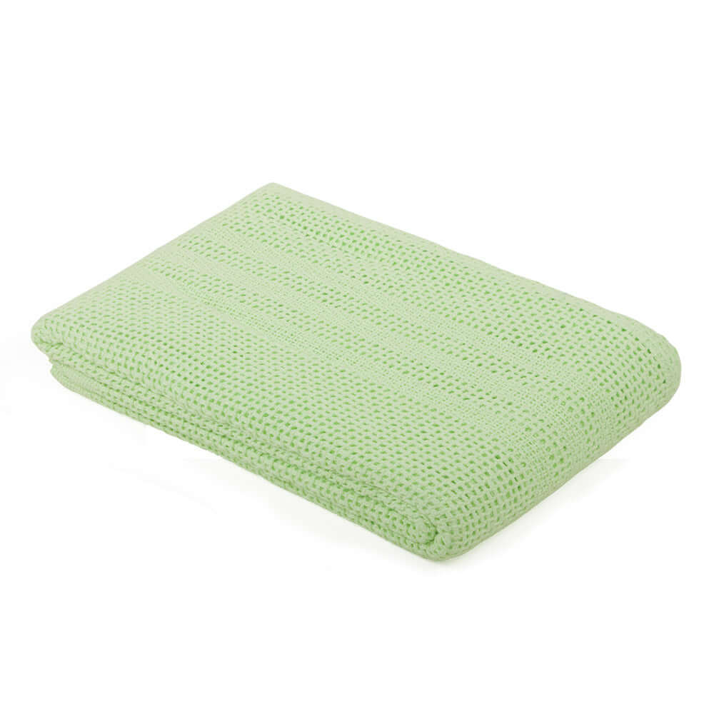 Cot Bed Cotton Cellular Blanket