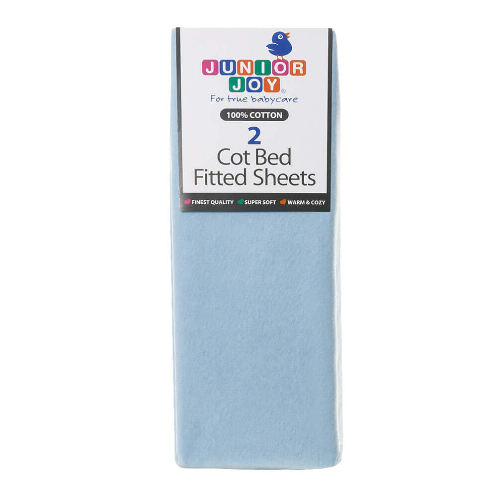 Cot Bed Fitted Sheets (2 Pack)