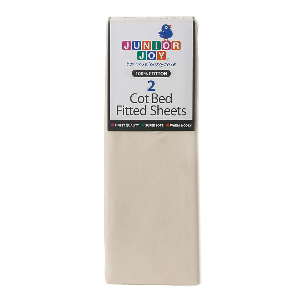 Cot Bed Fitted Sheets (2 Pack)