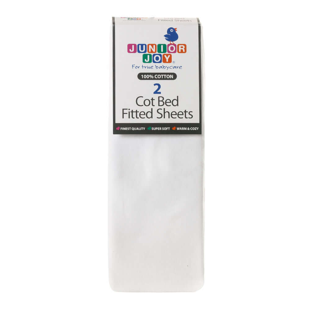 Cot Bed Fitted Sheets (2 Pack)