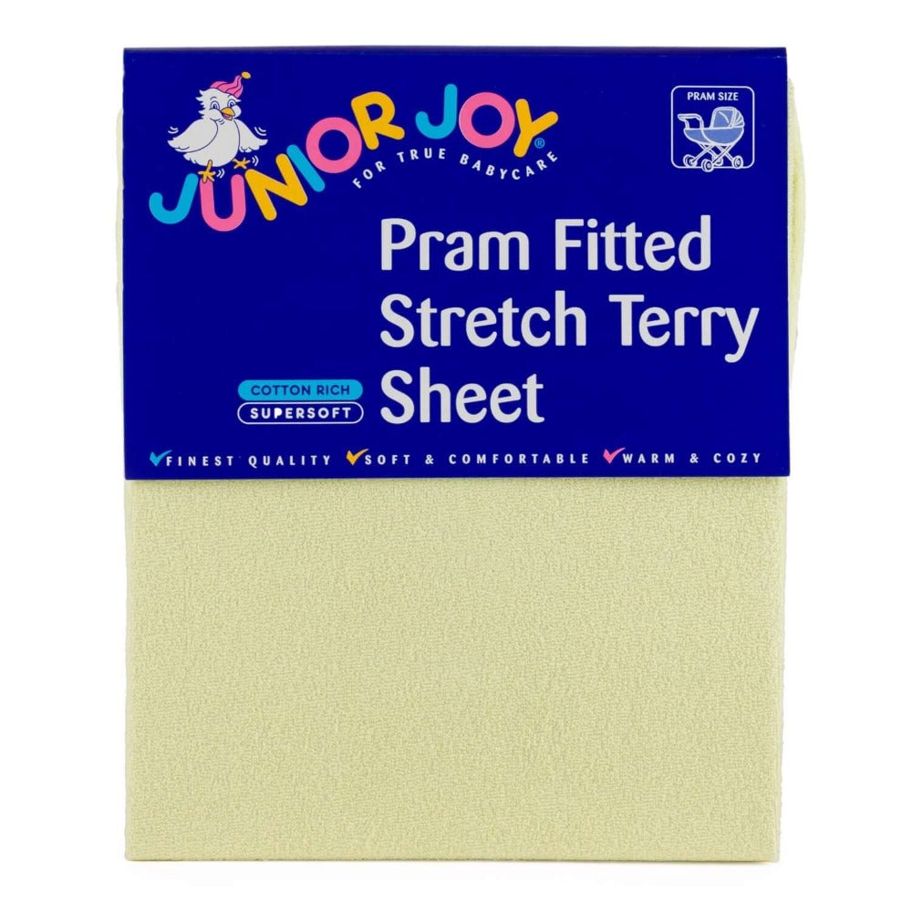Pram Fitted Stretch Terry Sheet