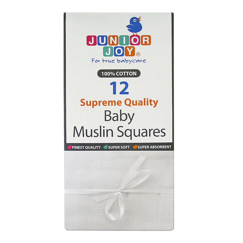 Supreme Quality Muslin Nappies - White