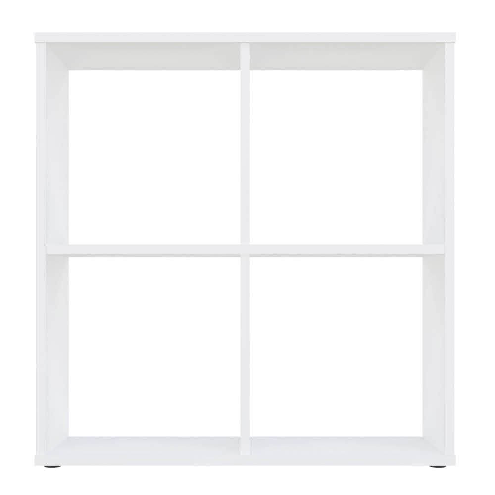 Home Smart 4 Cubic Section Shelving Unit - White