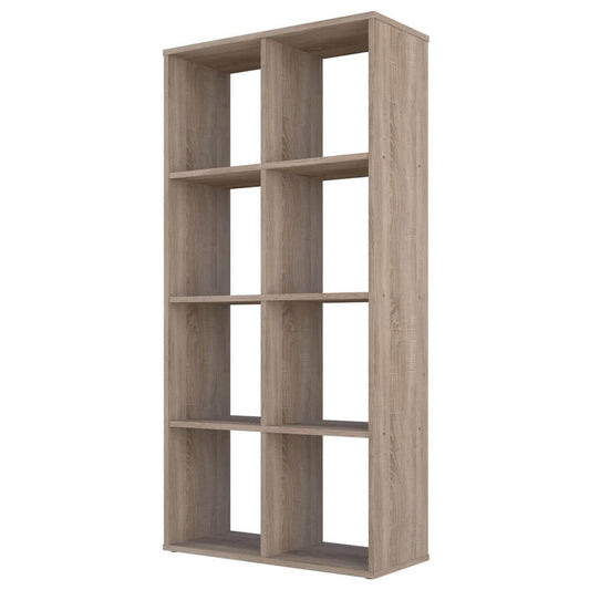 Home Smart 8 Cubic Section Shelving Unit - Oak