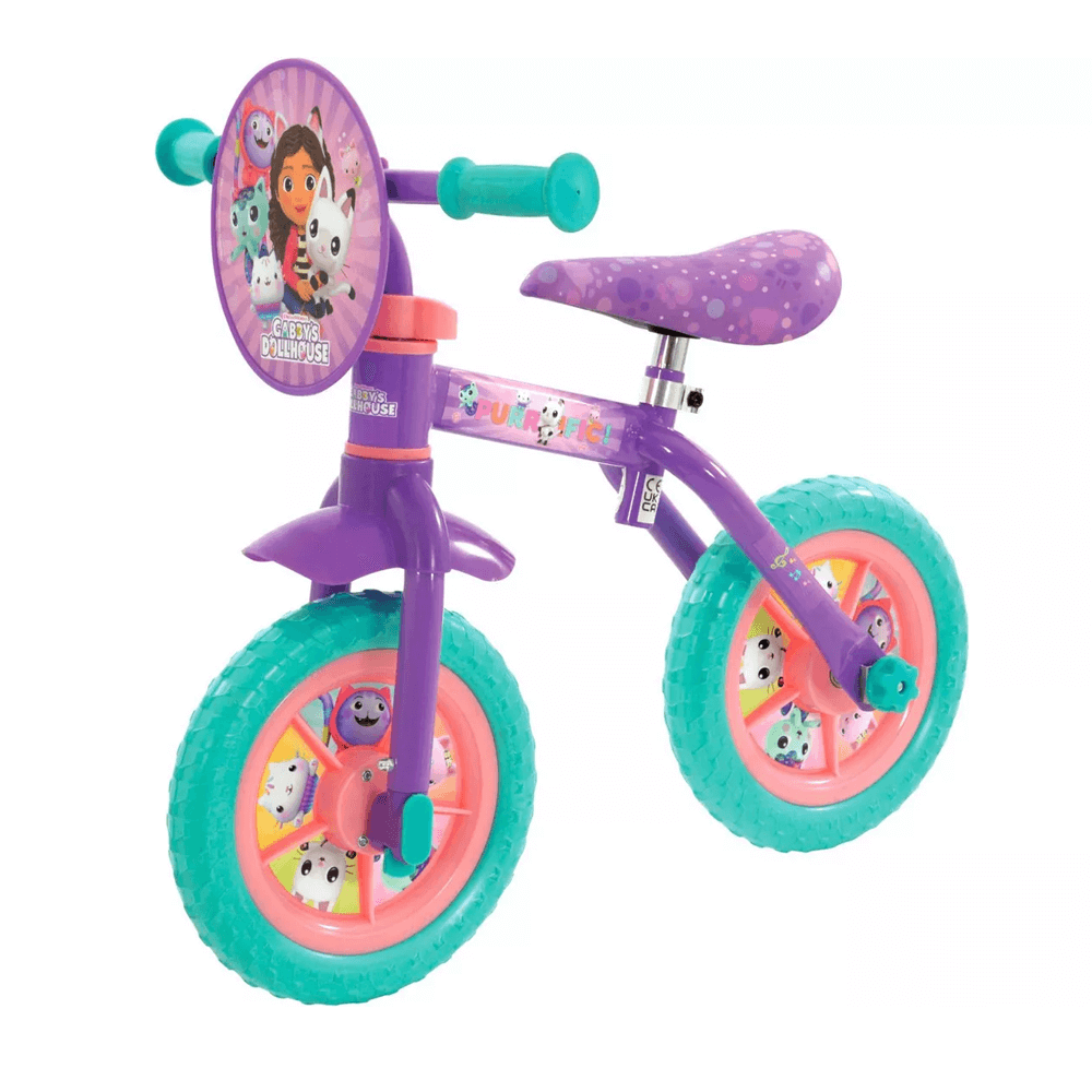 Gabby's Dollhouse 2-in-1 10" Training Bike