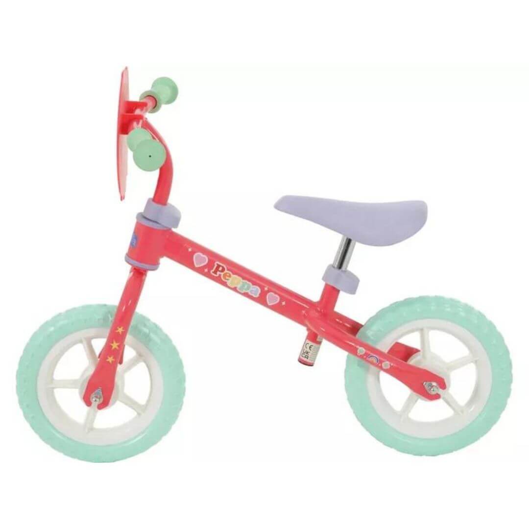 Peppa Pig 12" Balance Bike with Light Up Wheels