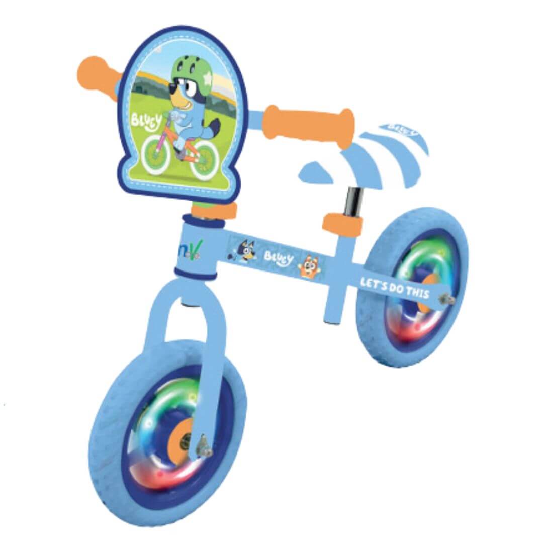 Bluey 12" Balance Bike with Light Up Wheels