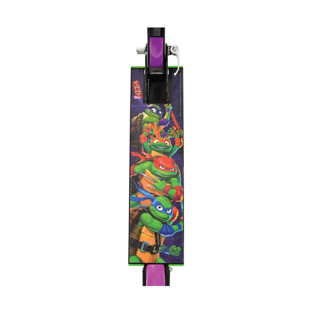 Turtles Folding Inline Scooter with Light Up Wheels