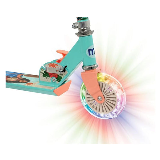Moana Folding Inline Scooter with Light Up Wheels