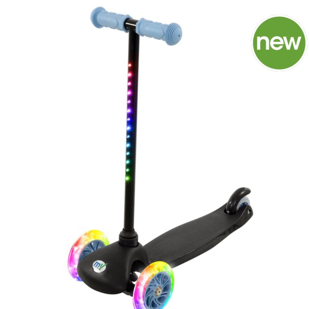 MoVe Tilt and Glo Kids Scooter with Multi-Coloured Lights – Ages 3+