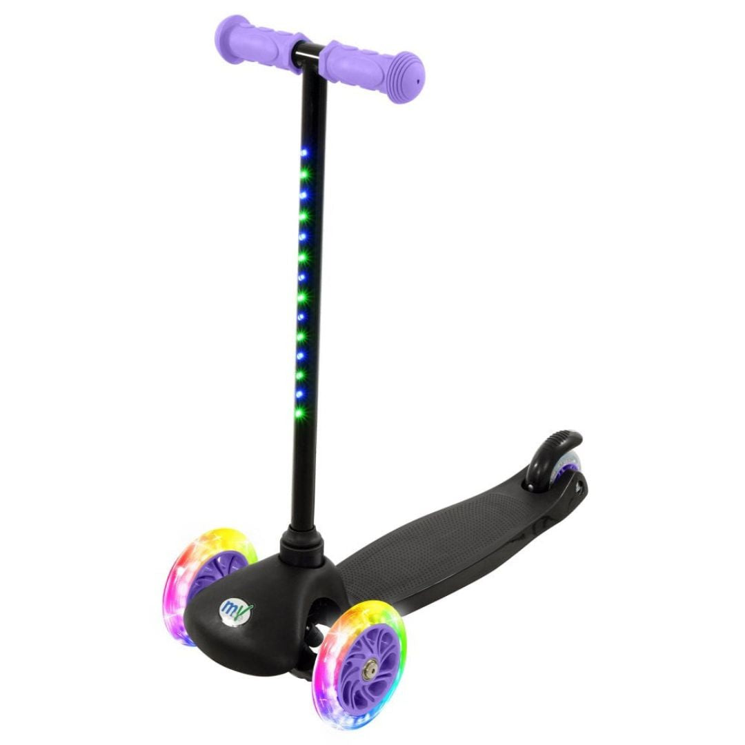 MoVe Tilt and Glo Kids Scooter with Multi-Coloured Lights – Ages 3+