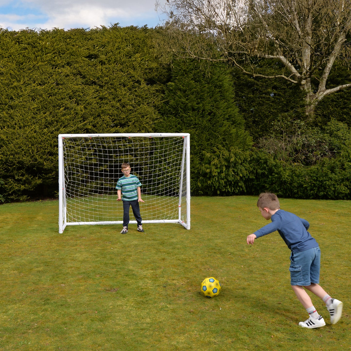 Kickmaster 68mm Premium PVC Goal - White