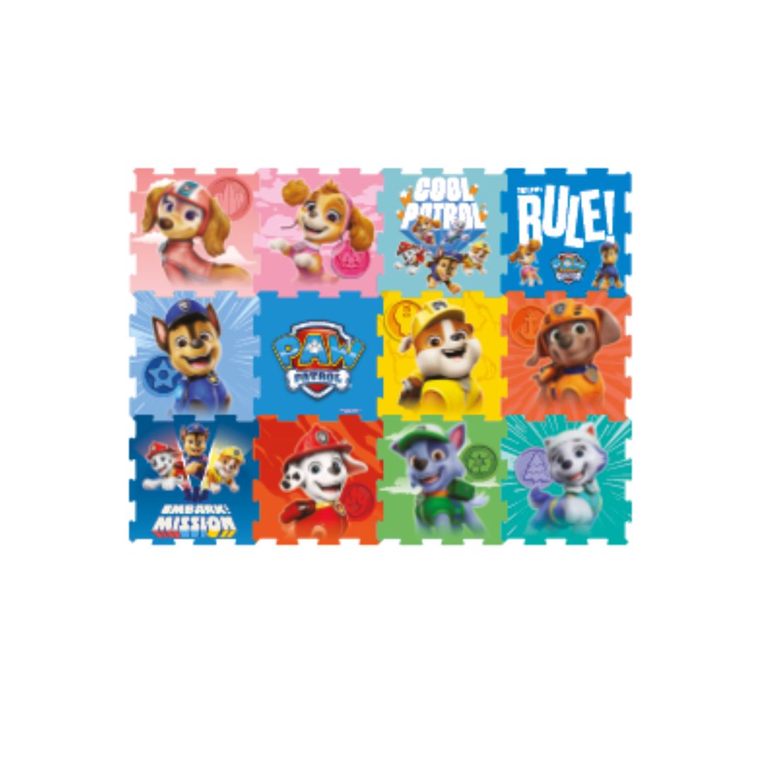 Paw Patrol 12 piece EVA Play Mat