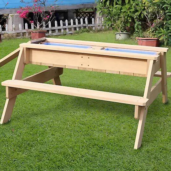 Hedstrom Play Sand, Water, and ball play table and Bench