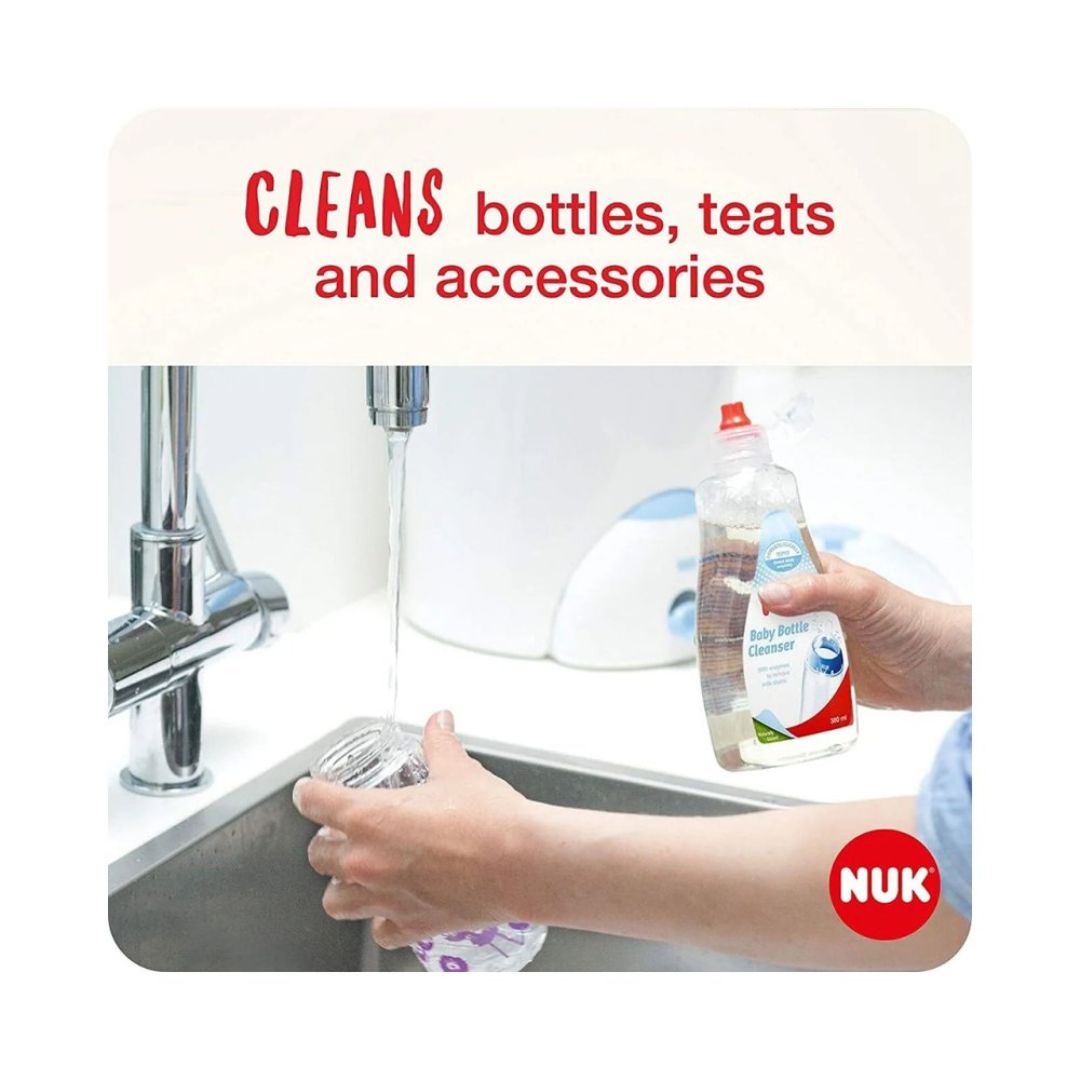 NUK Bottle Cleanser | Gentle Baby Bottle & Accessory Cleaning Solution-500 ml