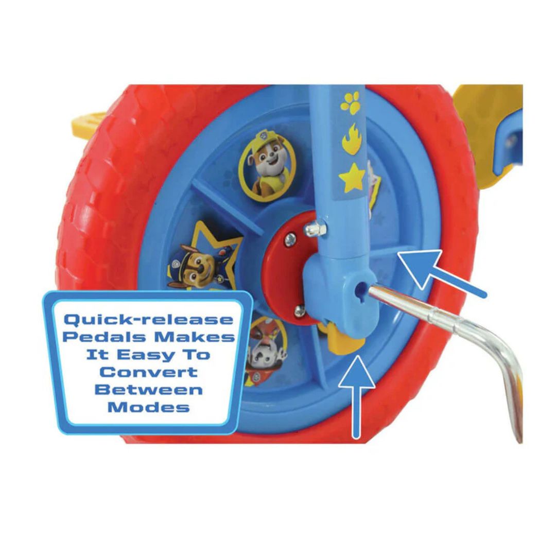 Paw Patrol 2-in-1 10" Training Bike and Helmet Bundle