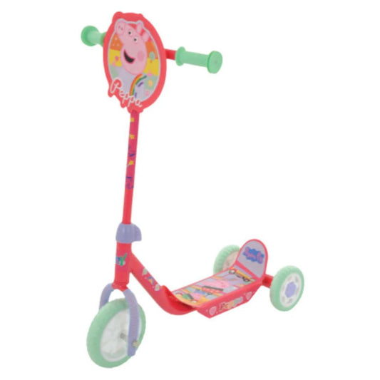 Peppa Pig Tri Scooter and Helmet Bundle