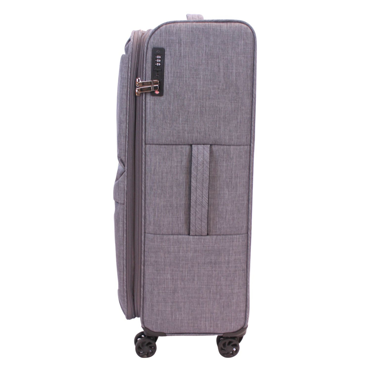 Condotti Pioneer 4 Piece Suitcase Set - 22", 24", 28", 32" Soft Shell Spinner Luggage