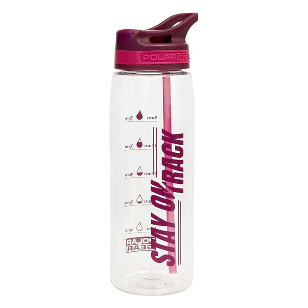 Aqua Curve Tritan Water Tracker Drinks Bottle 750ml