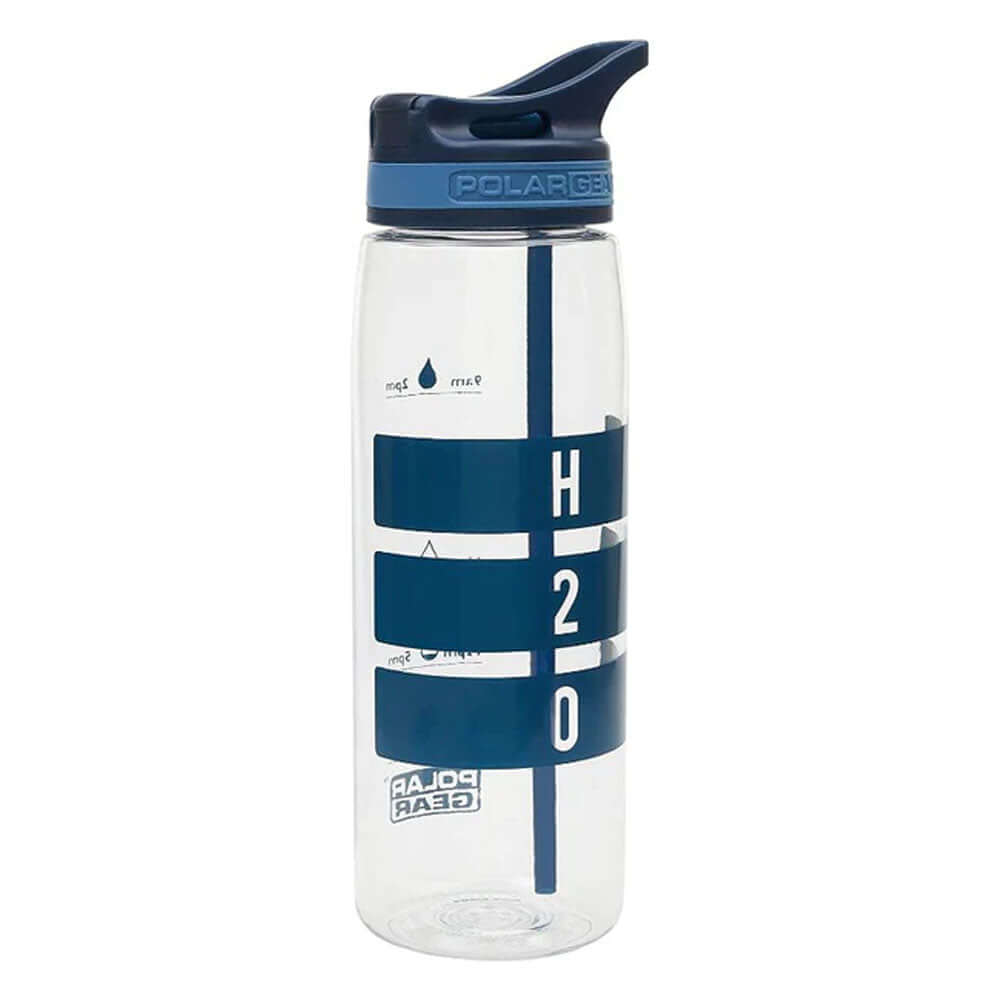 Aqua Curve Tritan Water Tracker Drinks Bottle 750ml