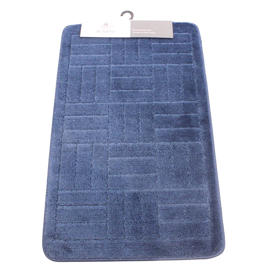 Westward Ho! Renato 1 Piece Large Bath Mat – Soft 100% Polypropylene 60 x 100 cm