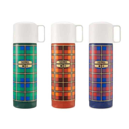 Revival Stainless Steel Flask Plaid 500ml 3 Pack