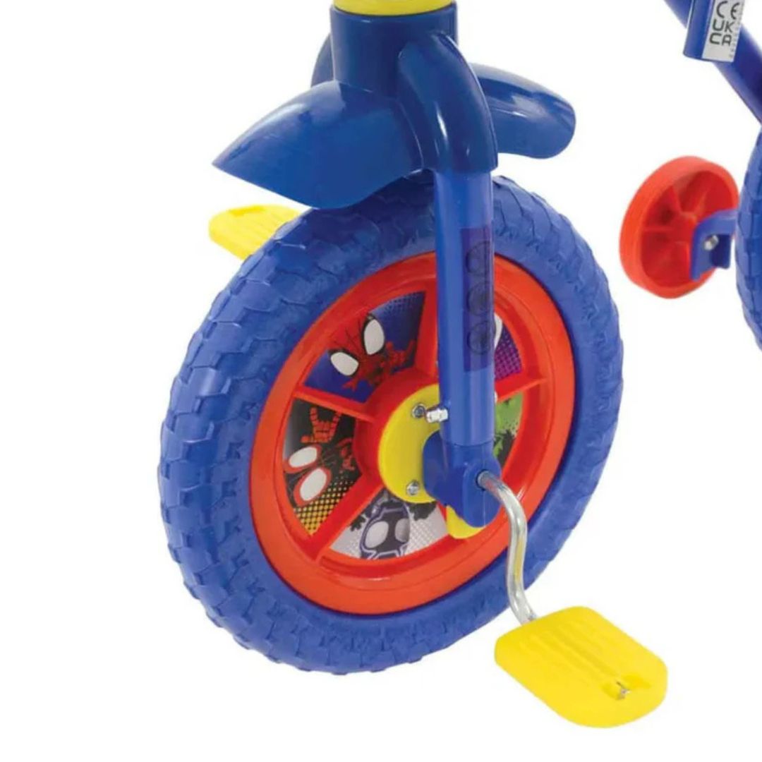 Spidey and His Amazing Friends 2-in-1 10" Training Bike and Helmet Bundle