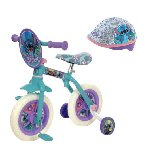 Stitch 2-in-1 10" Training Bike and Helmet Bundle