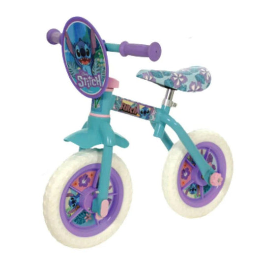 Stitch 2-in-1 10" Training Bike and Helmet Bundle