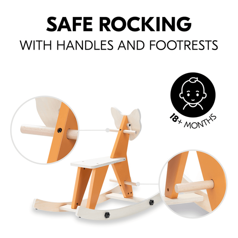 Rock N Swing - Fox Wooden Rocker