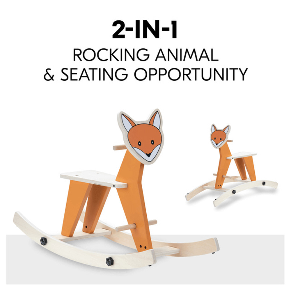 Rock N Swing - Fox Wooden Rocker