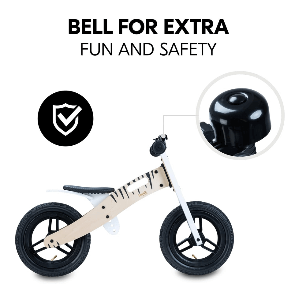 Balance N Ride - Zebra Wooden Balance Bike