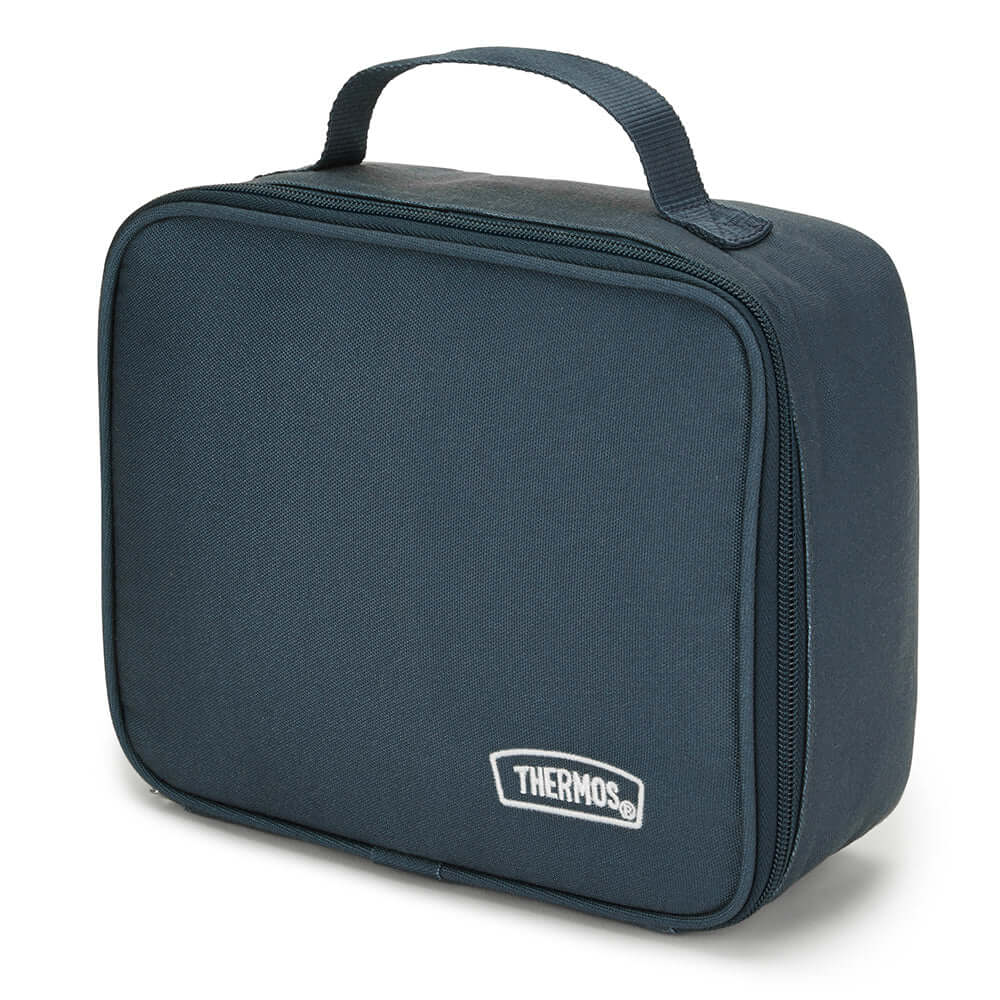 Eco Zip Round Lunch Kit Navy