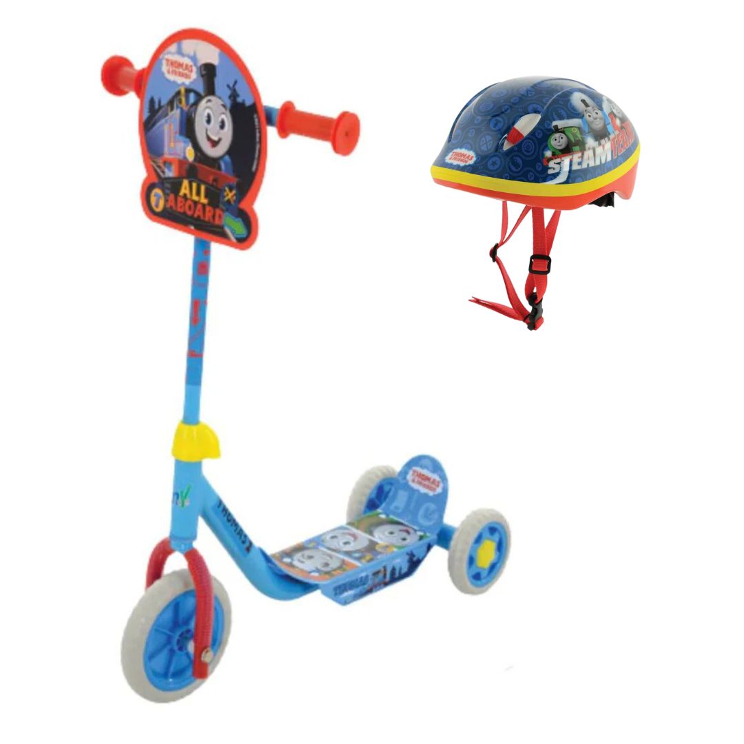Thomas and Friends Tri Scooter and Helmet Bundle