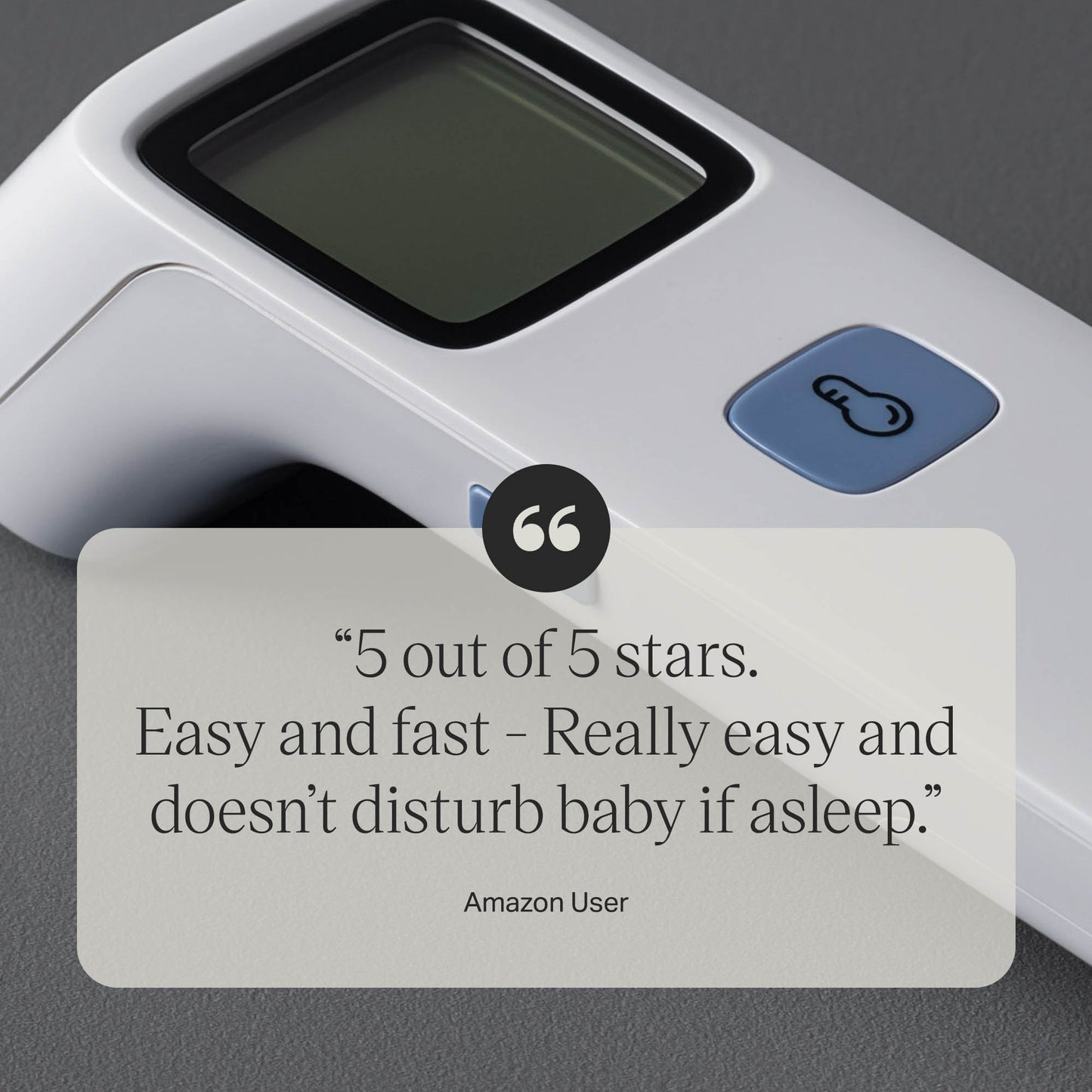 Tommee Tippee NoTouch Infrared Forehead Digital Thermometer, Instant Reading 0m+