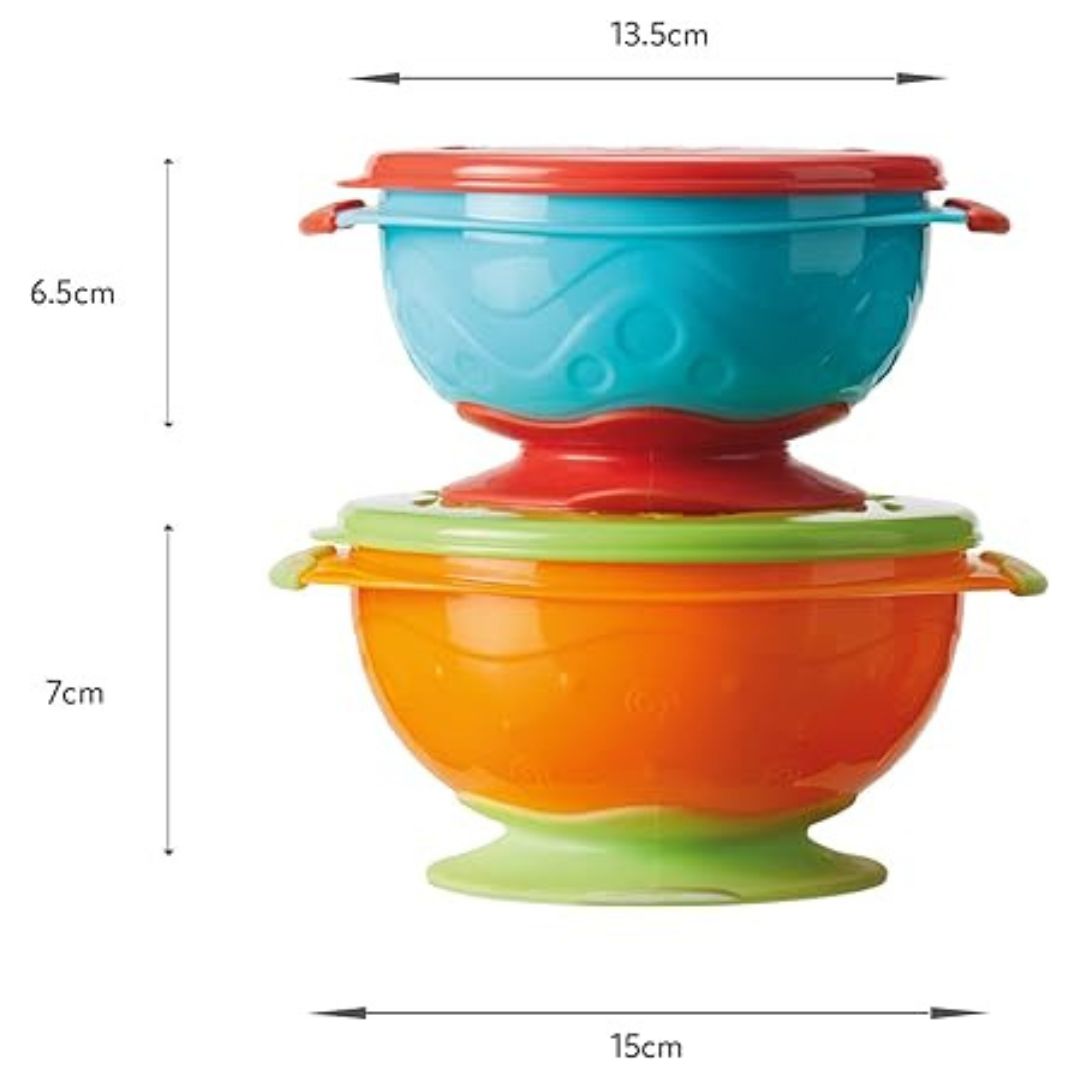 Stackable Suction Bowls (2 Pack)