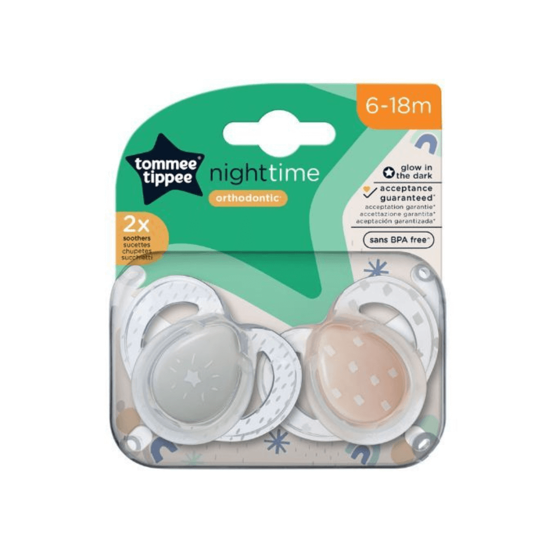 Tommee Tippee Night Time Soothers 2 Pack