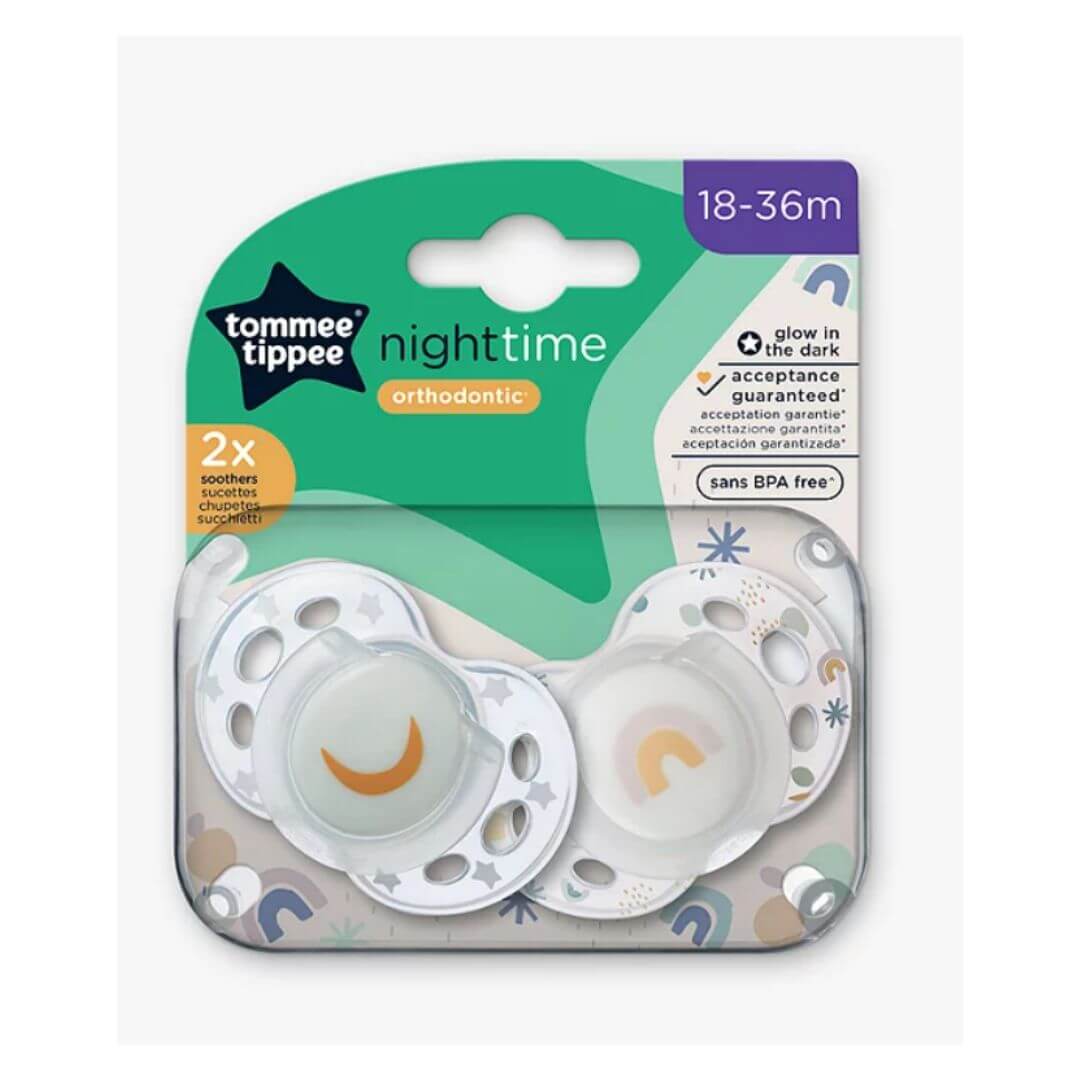 Tommee Tippee Night Time Soothers 2 Pack
