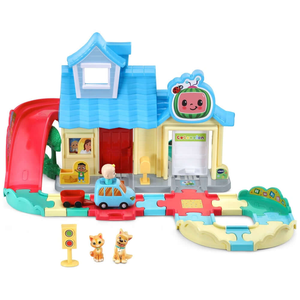 Cocomelon Toot-Toot Drivers JJ's House Track Set