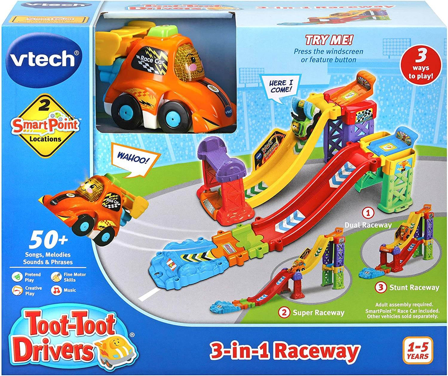 Toot-Toot Drivers 3-in-1 Raceway