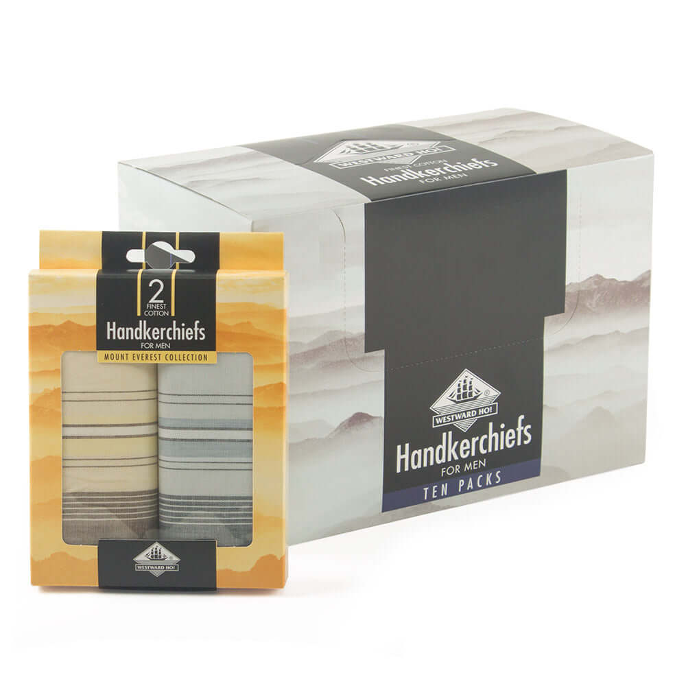 2 Pack Dyed Handkerchiefs