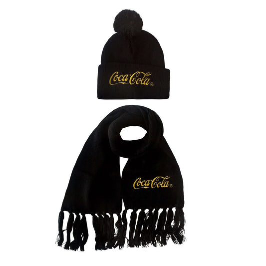 Coca Cola Hat & Scarf Set