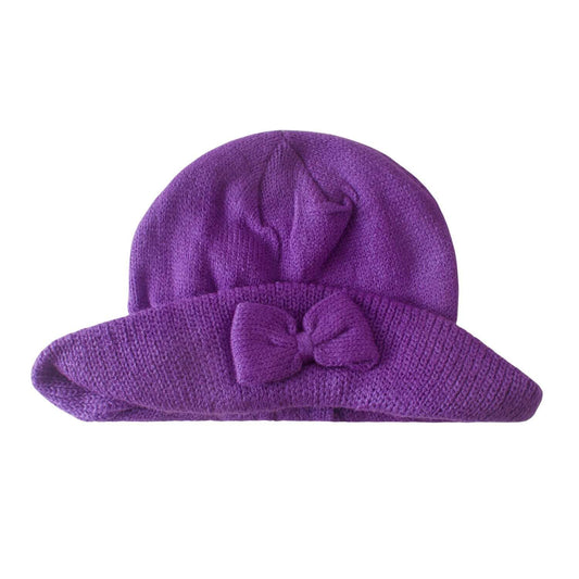 Girl's Brim Bow Hat
