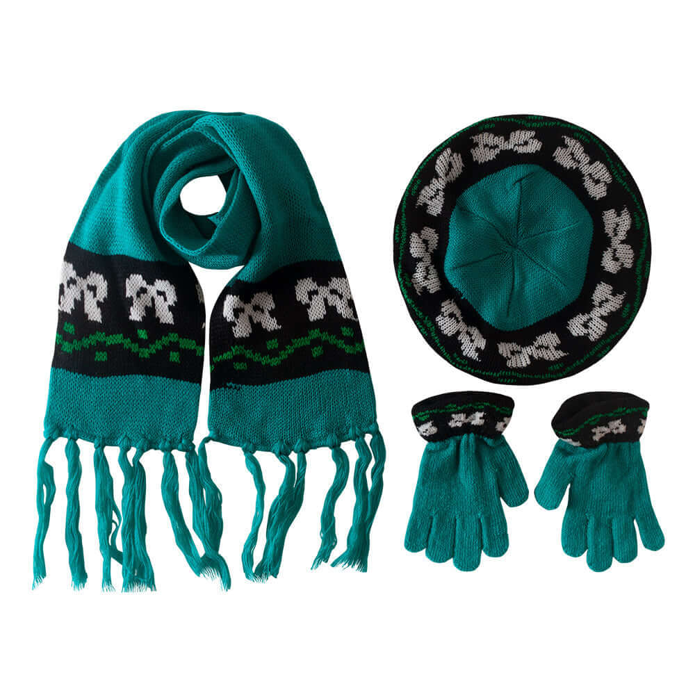 Infant Beret, Gloves & Scarf Set