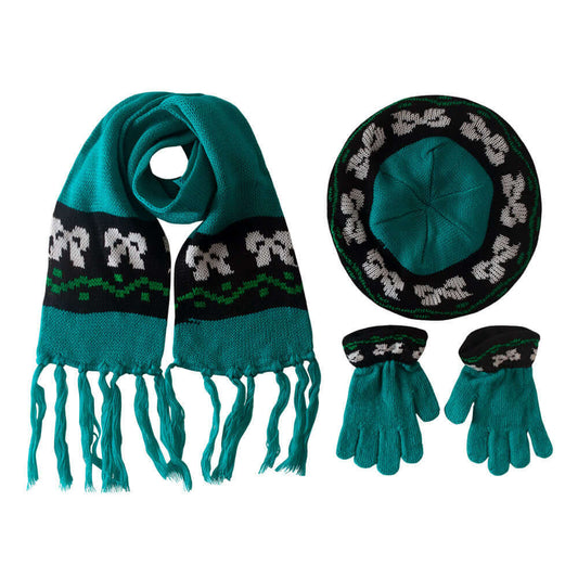 Infant Beret, Gloves & Scarf Set