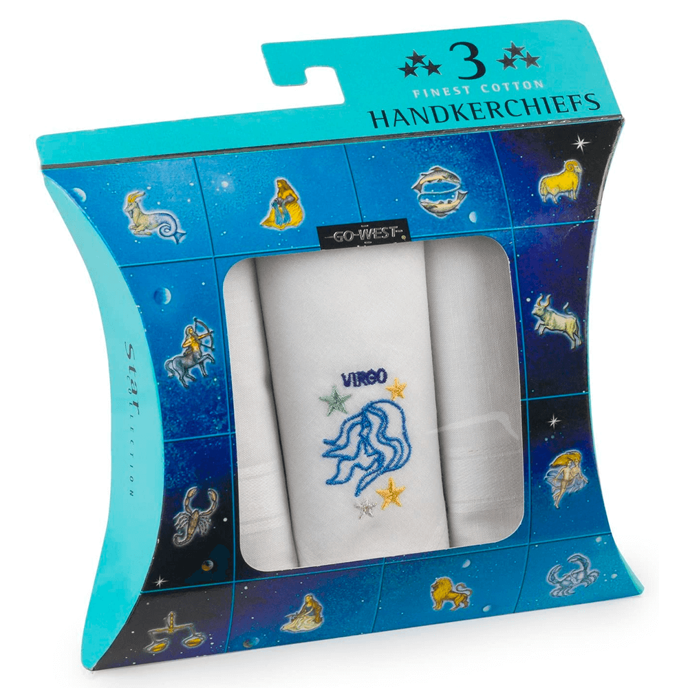 Star Sign Handkerchiefs (3 Pack)