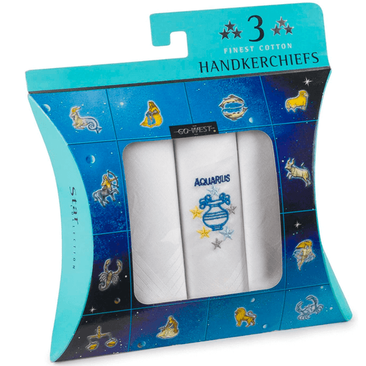 Star Sign Handkerchiefs (3 Pack)