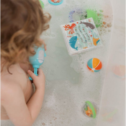 Nuby Bath Time Book – Soft, Squeaky & Waterproof Sensory Toy for Babies 0+ Months