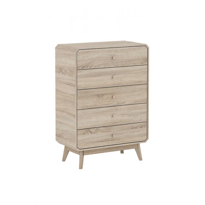 5 Drawer Chest – Light Oak